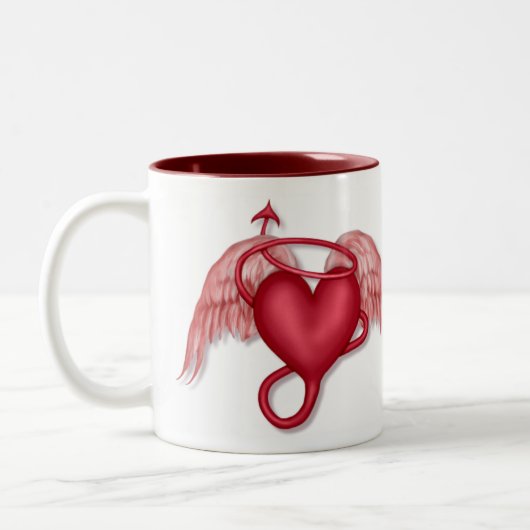 Tasse 2 Couleurs Naughty Angel (Gauche)