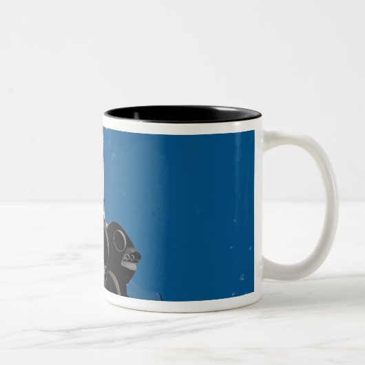 Tasse 2 Couleurs Navette spatiale Atlantis (Droit)