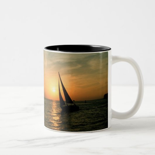 Tasse 2 Couleurs Navigation dans le coucher du soleil (Droit)
