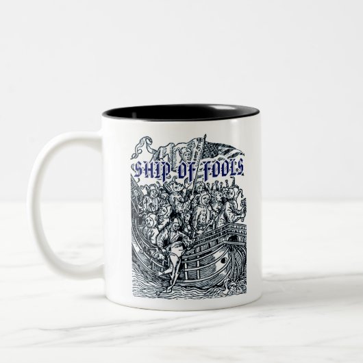 Tasse 2 Couleurs Navire De Fools (Gauche)