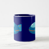 Tasse 2 Couleurs Navire spatial (Centre)
