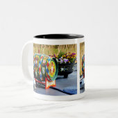 TASSE 2 COULEURS NAVIRES (Devant gauche)