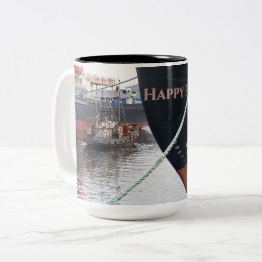 Tasse 2 Couleurs Navires (Devant gauche)