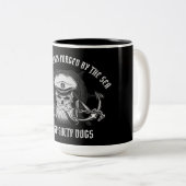 TASSE 2 COULEURS NAVIRES WASP COMPÉTENTS / CHIENS DE VENTE (Devant droit)