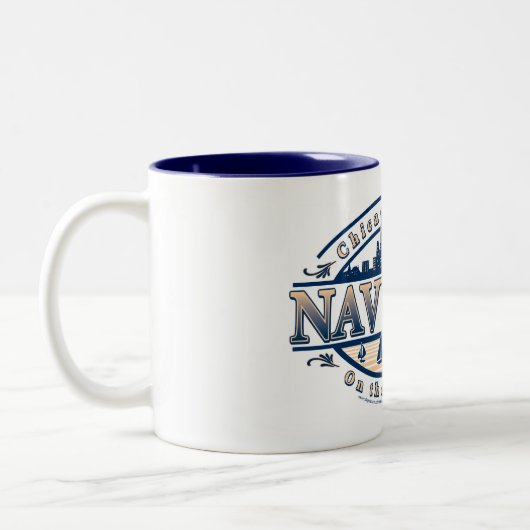 Tasse 2 Couleurs Navy Pier Chicago (Gauche)