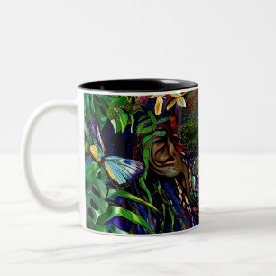 Tasse 2 Couleurs "Nayari" - Mirage De La Jungle - Femmes En Amazoni