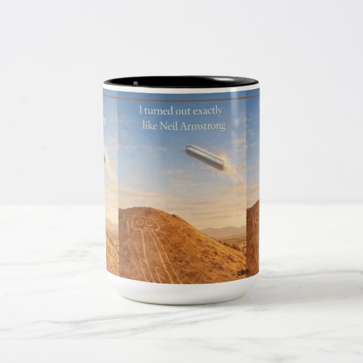 Tasse 2 Couleurs Nazca The astronaut (Centre)