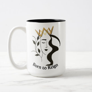 Tasse 2 Couleurs Né au Règne -