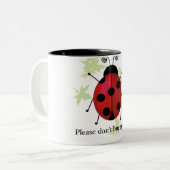 Tasse 2 Couleurs Ne branchez pas Madame (Devant gauche)