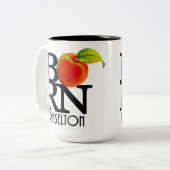 Tasse 2 Couleurs NÉ Braselton Géorgie 15oz (Devant gauche)