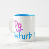 Tasse 2 Couleurs Ne dérangez pas (Devant gauche)