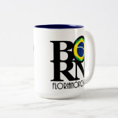 Tasse 2 Couleurs NÉ Florianópolis 15oz (Devant droit)