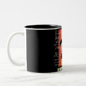 Tasse 2 Couleurs Né le jour Pi Math rétro (Gauche)