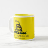 Tasse 2 Couleurs Ne marchez pas sur moi (Devant gauche)