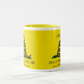 Tasse 2 Couleurs Ne marchez pas sur moi (Centre)