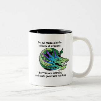Tasse 2 Couleurs Ne mêlez pas dans les affaires des dragons