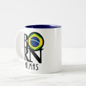 Tasse 2 Couleurs NÉ Palmas 11oz (Devant gauche)
