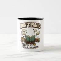 Ne Paniquez Pas Je Suis Bibliothécaire Conception