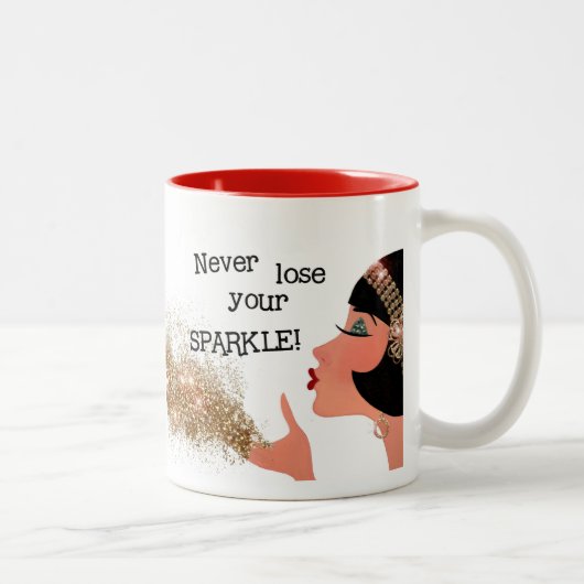 Tasse 2 Couleurs "Ne Perdez Jamais Votre ÉPARGNE !" (Droit)
