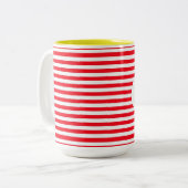 Tasse 2 Couleurs Ne peut pas dormir des clowns me mangera (Devant gauche)