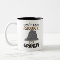 Ne prenez pas la géologie pour un géologue graniti