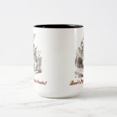 Tasse 2 Couleurs Ne procrastinez pas ! White Rabbit Watch Wonderlan (Centre)