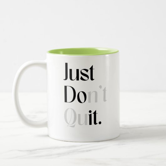 Tasse 2 Couleurs Ne quittez pas (Gauche)