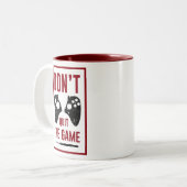 Tasse 2 Couleurs Ne quittez pas le jeu (Devant gauche)