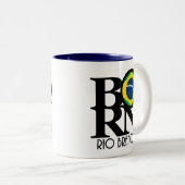 Tasse 2 Couleurs NÉ Rio Branco 11oz (Devant droit)