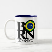 Tasse 2 Couleurs NÉ Rio Branco 11oz (Gauche)