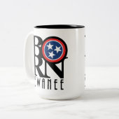 Tasse 2 Couleurs NÉ Sewanee Tennessee 15oz (Devant gauche)