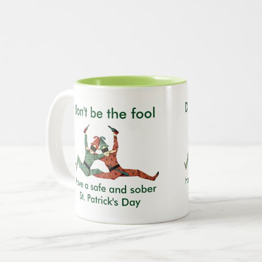 Tasse 2 Couleurs Ne sois pas l'idiot (Devant gauche)