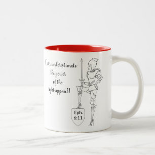 Tasse 2 Couleurs "Ne sous-estimez jamais le pouvoir de l'habillemen