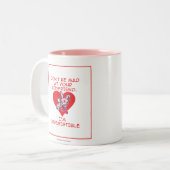 Tasse 2 Couleurs Ne soyez pas fou (Devant gauche)