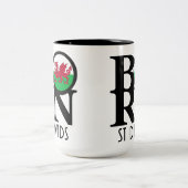 Tasse 2 Couleurs NÉ St Davids 15oz (Centre)