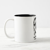 Tasse 2 Couleurs Ne touchez pas mes écrous (Gauche)