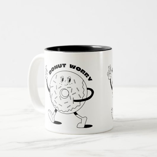 Tasse 2 Couleurs Ne vous inquiétez pas (Devant gauche)