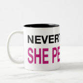 Tasse 2 Couleurs Néanmoins, elle a persisté (2) (Gauche)