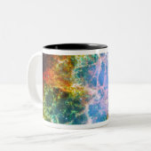 Tasse 2 Couleurs Nébuleuse de crabe (Devant gauche)