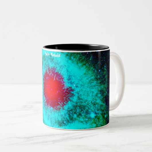 Tasse 2 Couleurs Nébuleuse de l'hélice (Devant droit)