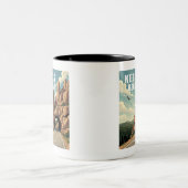 Tasse 2 Couleurs Needles Highway South Dakota Eagle (Centre)