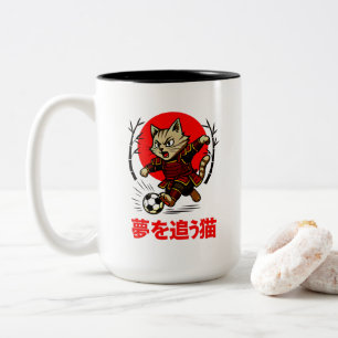 Tasse 2 Couleurs Neko Dream Chaser, l'anime de football des samoura