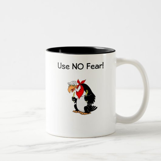 Tasse 2 Couleurs N'employez AUCUNE crainte ! (Droit)