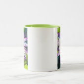 Tasse 2 Couleurs Nénuphars d'eau fine art (Centre)