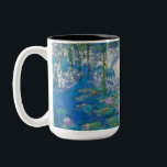 Tasse 2 Couleurs Nénuphars, points d'infini par après Claude Monet<br><div class="desc">Après Claude Monet - Nénuphars,  Points Infinity. Oscar-Claude Monet (1840-1926) est un peintre français et fondateur de la peinture impressionniste qui est considéré comme un précurseur essentiel du modernisme,  surtout dans ses tentatives de peindre la nature telle qu'il la perçoit.</div>