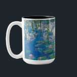 Tasse 2 Couleurs Nénuphars, points d'infini par après Claude Monet<br><div class="desc">Après Claude Monet - Nénuphars,  Points Infinity. Oscar-Claude Monet (1840-1926) est un peintre français et fondateur de la peinture impressionniste qui est considéré comme un précurseur essentiel du modernisme,  surtout dans ses tentatives de peindre la nature telle qu'il la perçoit.</div>