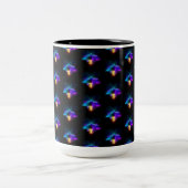 Tasse 2 Couleurs Neon Firefly sur noir (Centre)