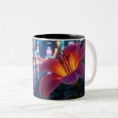 Tasse 2 Couleurs Neon Lily (Devant droit)