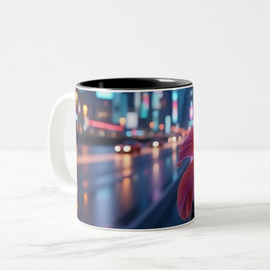 Tasse 2 Couleurs Neon Lily (Devant gauche)