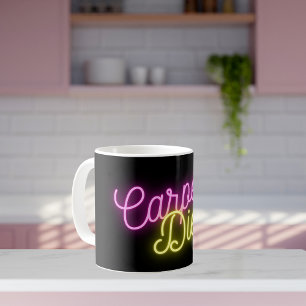 Tasse 2 Couleurs Neon Pink and Yellow Carpe Diem